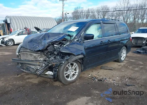 2006 Honda Odyssey Touring from USA, damaged, VIN 5FNRL38876B081499